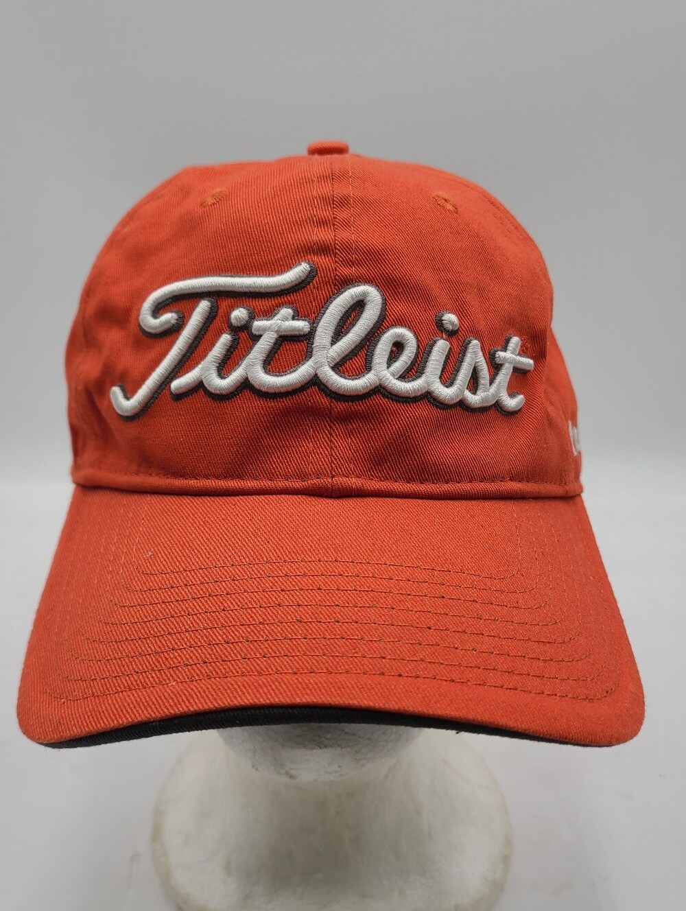 B55 Titleist Pro V1 FJ Footjoy Orange Hat Cap Adjustable Strapback Golf